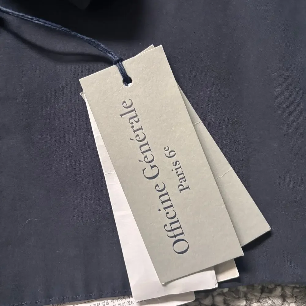 OFFICINE GENERALE EU 50 LIGHTWEIGHT DOUBLE BREASTED NAVY BLAZER NWT